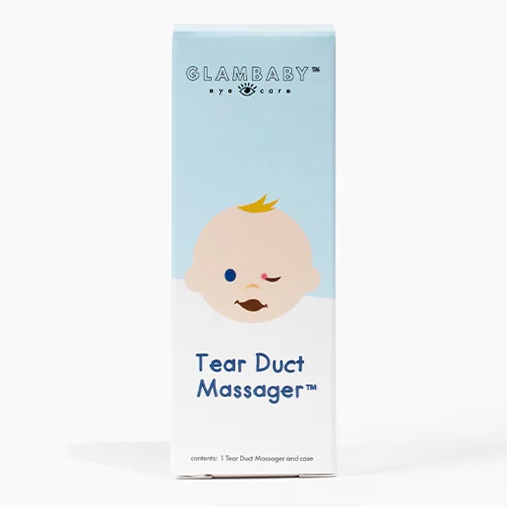 41Iz-D5-mLL._AC_SL1000_.jpg GlamBaby Eye Care Tear Duct Massager - Unblock Tear Ducts for Kids | Soothe Itchy Eyes, Dry Eye Relief | Child & Baby Eye Care - Alternative to Digital Massage - Image 1