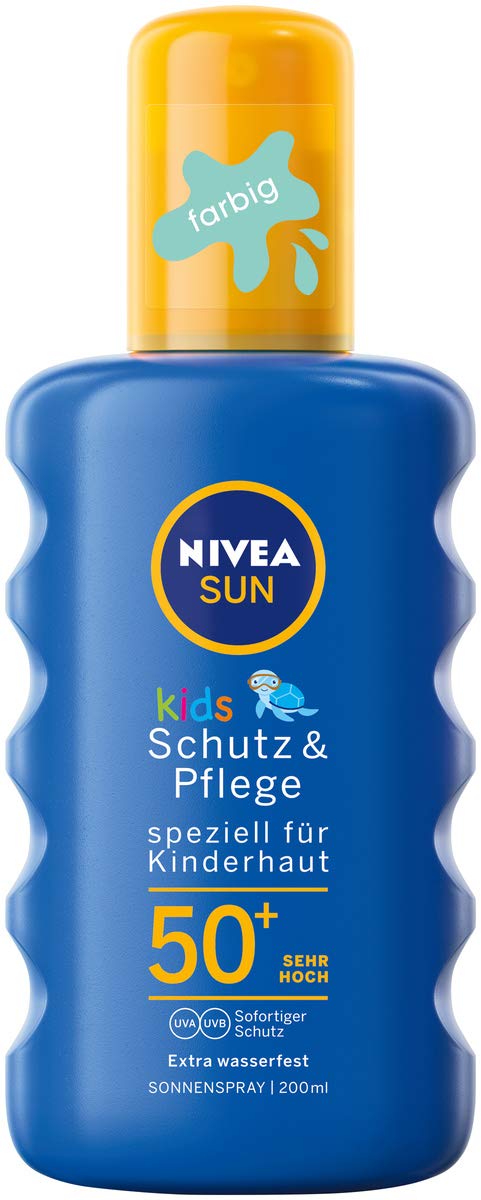 51-qg3klgeL._SL1200_.jpg Nivea Sun Sun Spray for Children, SPF 50+, 200 ml Spray Bottle, Kids Protection & Care - Image 1