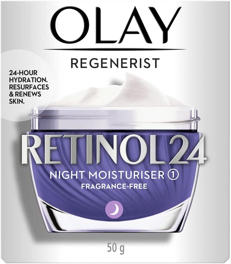 51gxbPq5y4L._AC_SL1000_.jpg Olay Regenerist Retinol 24 Face Cream Moisturiser, 50g - Image 1