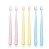 EasyHonor Baby Toothbrush & Toddler Toothbrush for Age 4-12 Years Old, Extra Soft Toothbrush with 10000 Soft Floss Bristle for Baby Gum Care. (6Pcs)