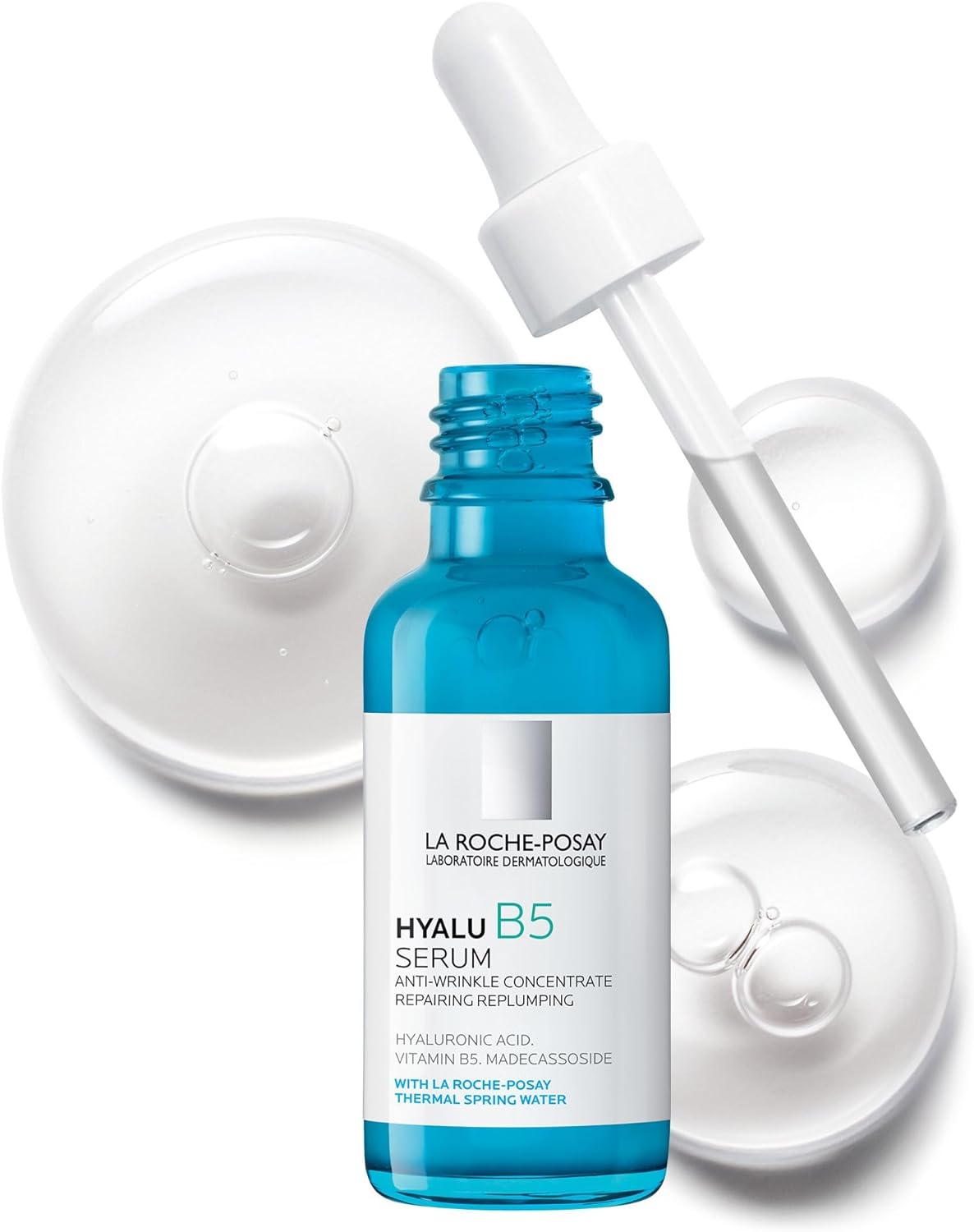 61Cxu9gK6FL._AC_SL1500_.jpg La Roche-Posay Anti-Ageing Serum, Anti-wrinkle Concentrate, Repairing Replumping, With Hyaluronic Acid, Hyalu B5, 30ml - Image 1