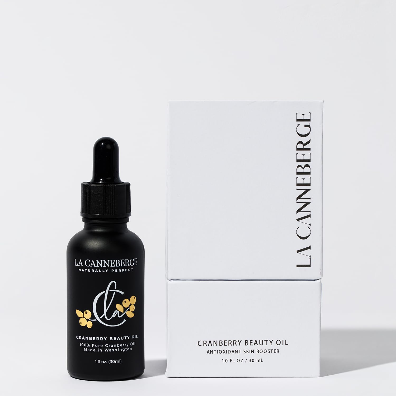 61kXgoUalvL._SL1500_.jpg LA CANNEBERGE Organic Pure - Organic Cranberry Seed Oil for Face, Hair & Body - Moisturizing Oil for Skin (Regular Size) Health & Household - Image 1