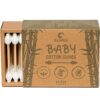 Baby Cotton Swabs 220 Count | Biodegradable & Organic Wooden Cotton Buds | Double Tipped Safety Ear Sticks | 100% Eco-Friendly & Natural | Perfect for Removing Toddler’s Ear Wax