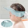 Baby Shower Cap Hat Safe Shampoo Shower Bathing Protection Soft Adjustable Bath Head Cap Visor for Washing Hair Head Eye Ear Shampoo Caps for Toddler,Baby,Kids,Children,Makes the Baby Bath More Fun