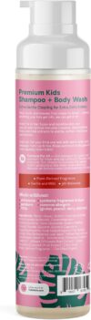 Hello Bello Watermelon Shampoo & Body Wash - Tear-Free, Hypoallergenic, Dermatologist & Pediatrician Tested, Plant Based Formula for Babies and Kids - 10 FL Oz (Packaging may vary) - Image 2