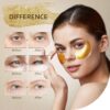 Under Eye Patches (30 Pairs), 24K Gold Under Eye Mask for Puffy Eyes, Dark Circles,Bags and Wrinkles with Collagen,Relieves Pressure and Reduces Wrinkles,Revitalises and Refreshes Your Skin - Image 2