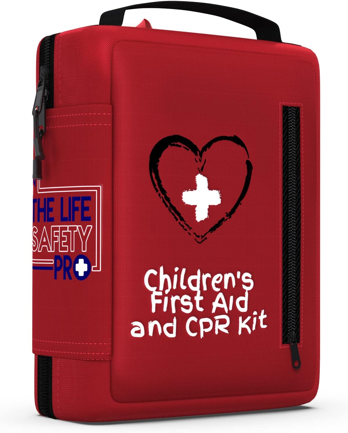 81NCtdkd0L._AC_SL1500_.jpg Portable First Aid and CPR Kit for Children - Ideal for Home, Car, School, Camping, and Travel. Latex-Free Bandages – Custom First Aid Guide by The Life Safety Pro - Image 1