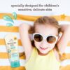Aveeno Kids Continuous Protection Zinc Oxide Mineral Sunscreen Lotion for Children's Sensitive Skin with Broad Spectrum SPF 50, Tear-Free, Sweat- & Water-Resistant, Non-Greasy, 3 fl. oz - Image 3