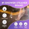 Cleverfy Shower Steamers Aromatherapy - 18 Pack of Shower Bombs with Essential Oils. Self Care Mothers Day Gifts for Mom from Daughter. Purple Set - Image 4