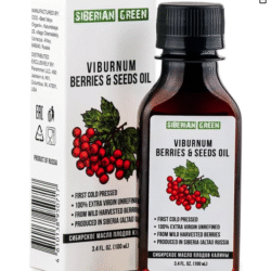 Siberian Viburnum Seeds and Berries Oil | 100% Natural Extra Virgin Cold Pressed 100 ml / 3.4 fl oz | Premium Flavor Aroma