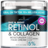 Face Moisturizer Retinol Cream - Day & Night Anti Aging Moisturizing Cream to Reduce Wrinkles - Neck & Décolleté Cream with Collagen & Hyaluronic Acid - Skin Care Facial Moisturizer for Women & Men